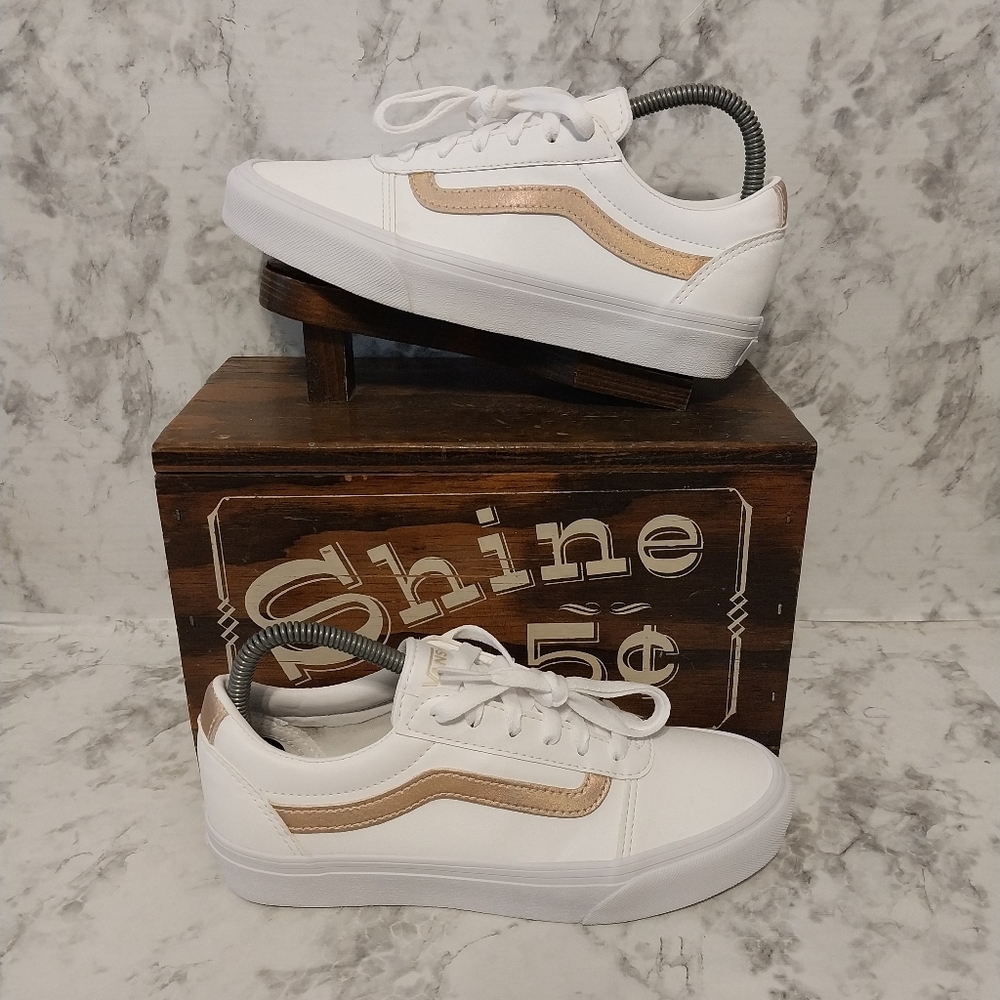 Pre-owned Vans Tumble Leather Lows